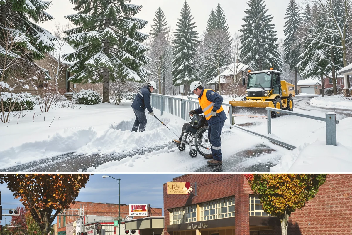 Stairs Deicing in Puyallup, Pierce County, WA - Deice stairs immediately whenever freezing rain or overnight refreeze is expected, most likely December and January in the...