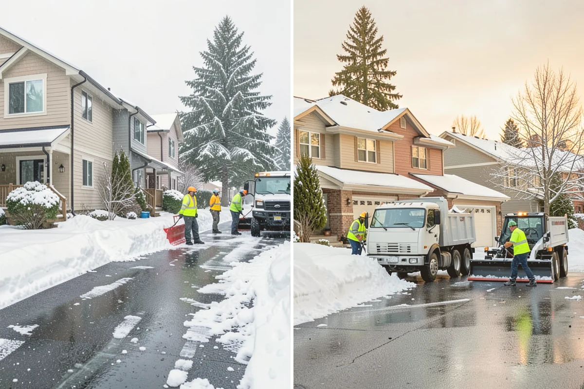 Stairs Deicing in Sammamish, King County, WA - Inspect each tread and nosing for a refreeze glaze