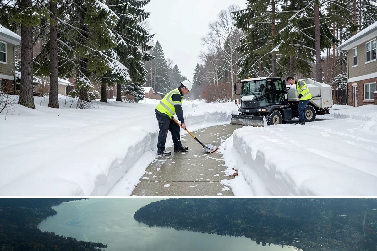 Stairs Deicing in Sammamish, King County, WA - Deice stairs immediately whenever freezing rain or overnight refreeze is expected, most likely December and January in the...