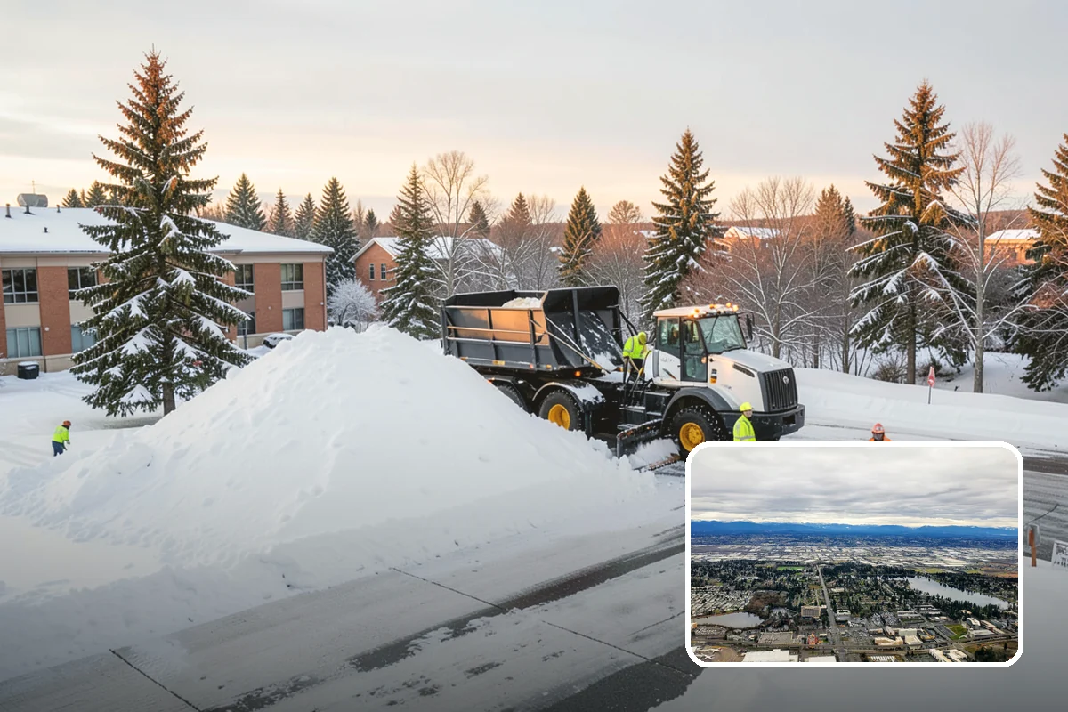Stairs Deicing in SeaTac, King County, WA - Clears the invisible glaze that shoveling leaves behind