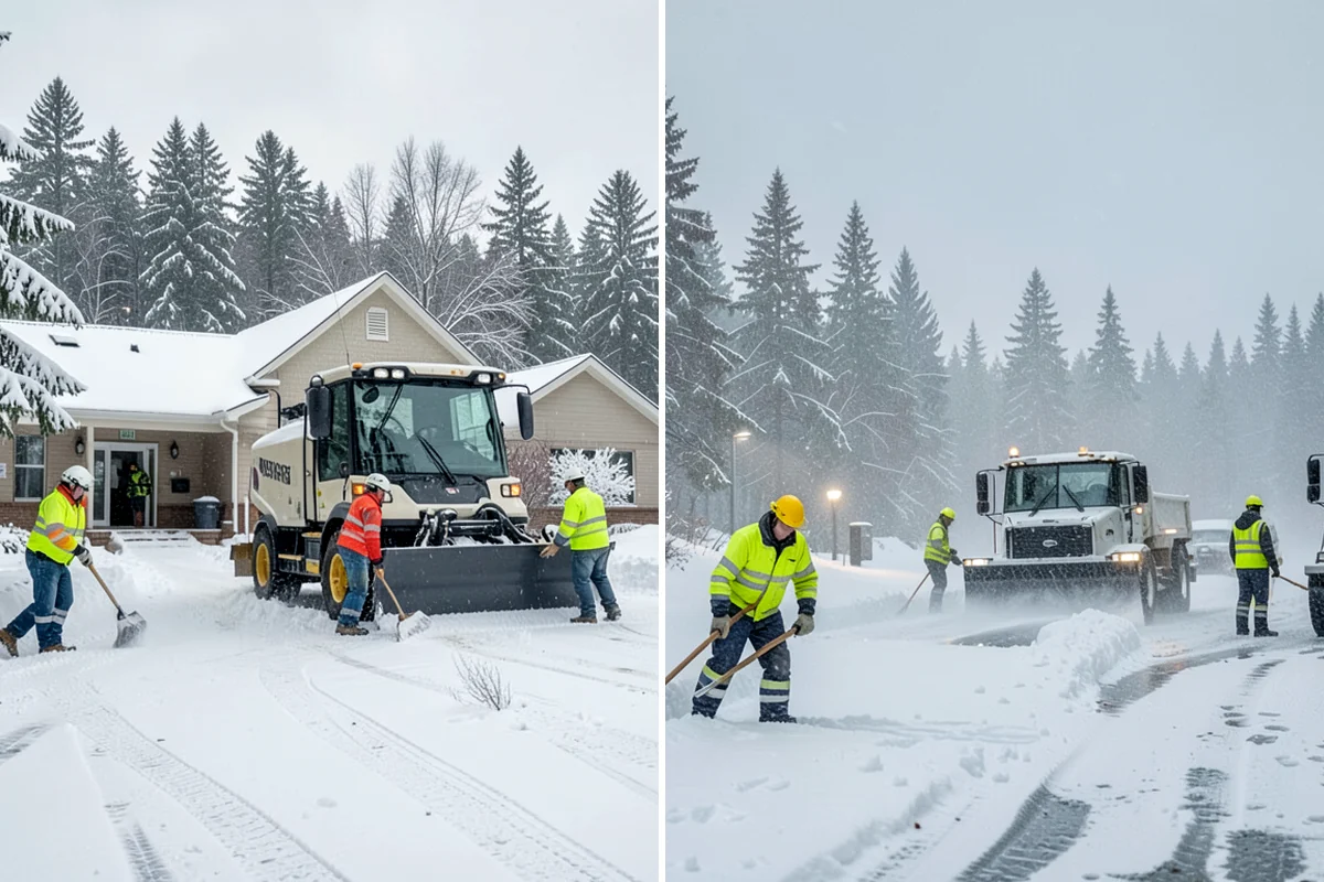 Stairs Deicing in Sedro-Woolley, Skagit County, WA - Inspect each tread and nosing for a refreeze glaze