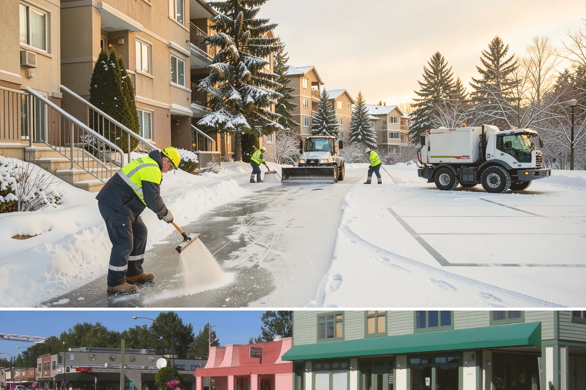 Stairs Deicing in Snoqualmie, King County, WA - Deice stairs immediately whenever freezing rain or overnight refreeze is expected, most likely December and January in the...