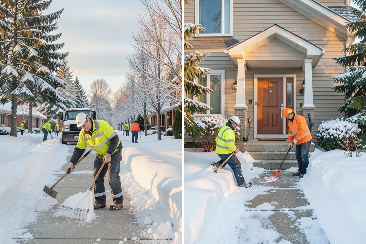 Stairs Deicing in Sumner, Pierce County, WA - Inspect each tread and nosing for a refreeze glaze