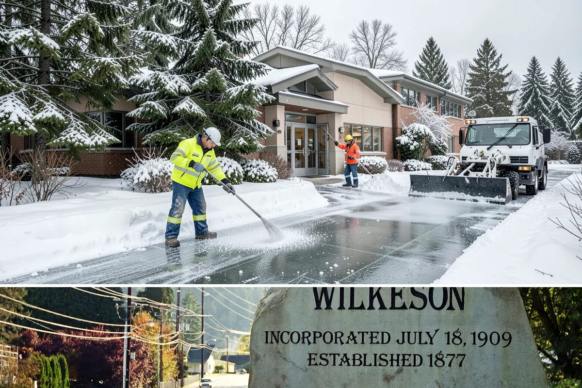 Stairs Deicing in Wilkeson, Pierce County, WA - Deice stairs immediately whenever freezing rain or overnight refreeze is expected, most likely December and January in the...
