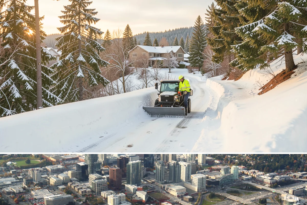 Stairs Snow Removal in Bellevue, King County, WA - Prioritize stair clearing at the leading edge of any snow or freezing-rain event, typically December through February in the...