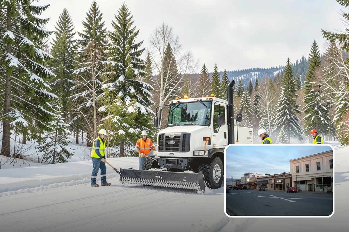 Stairs Snow Removal in Burlington, Skagit County, WA - Eliminates packed ice hidden in tread corners and nosings