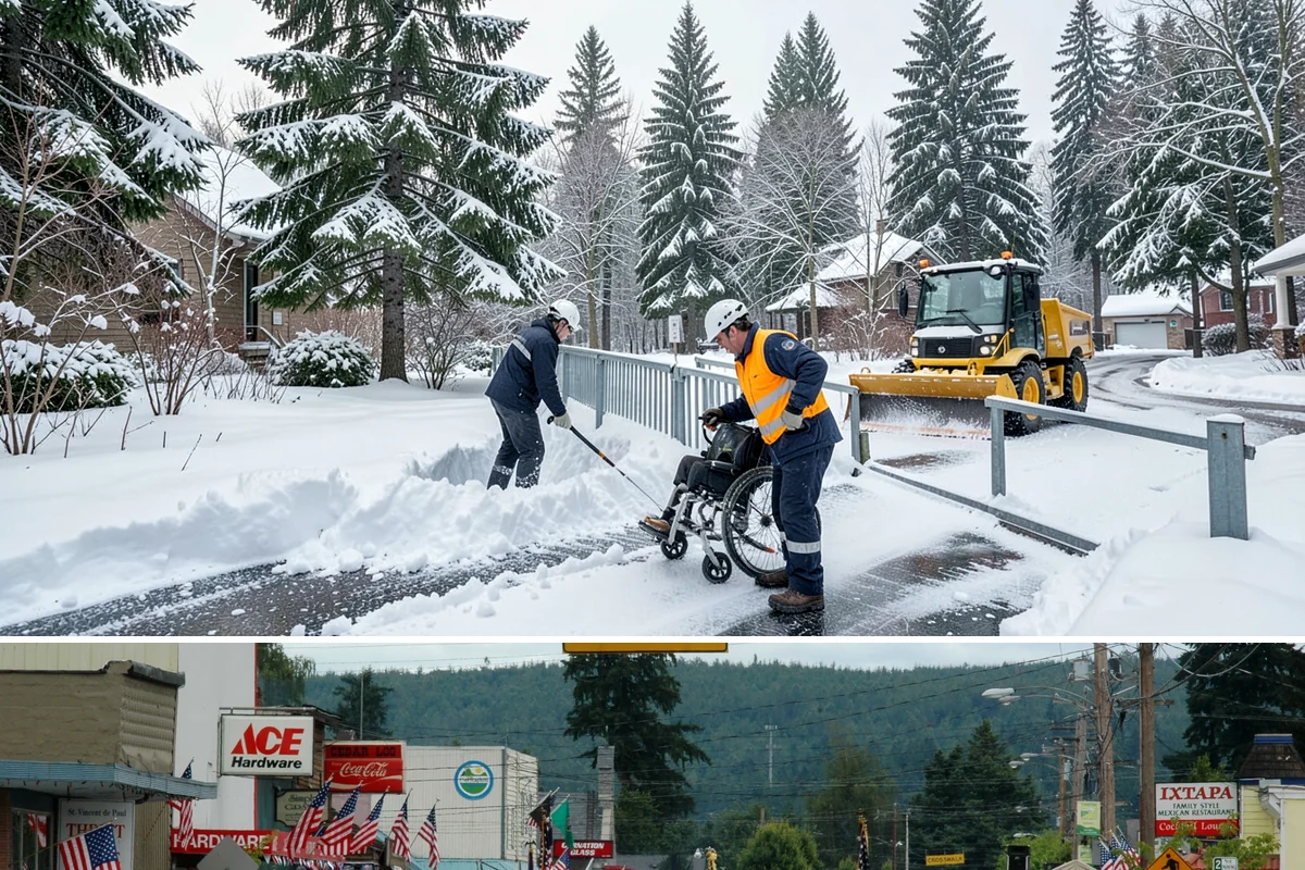 Stairs Snow Removal in Carnation, King County, WA - Prioritize stair clearing at the leading edge of any snow or freezing-rain event, typically December through February in the...