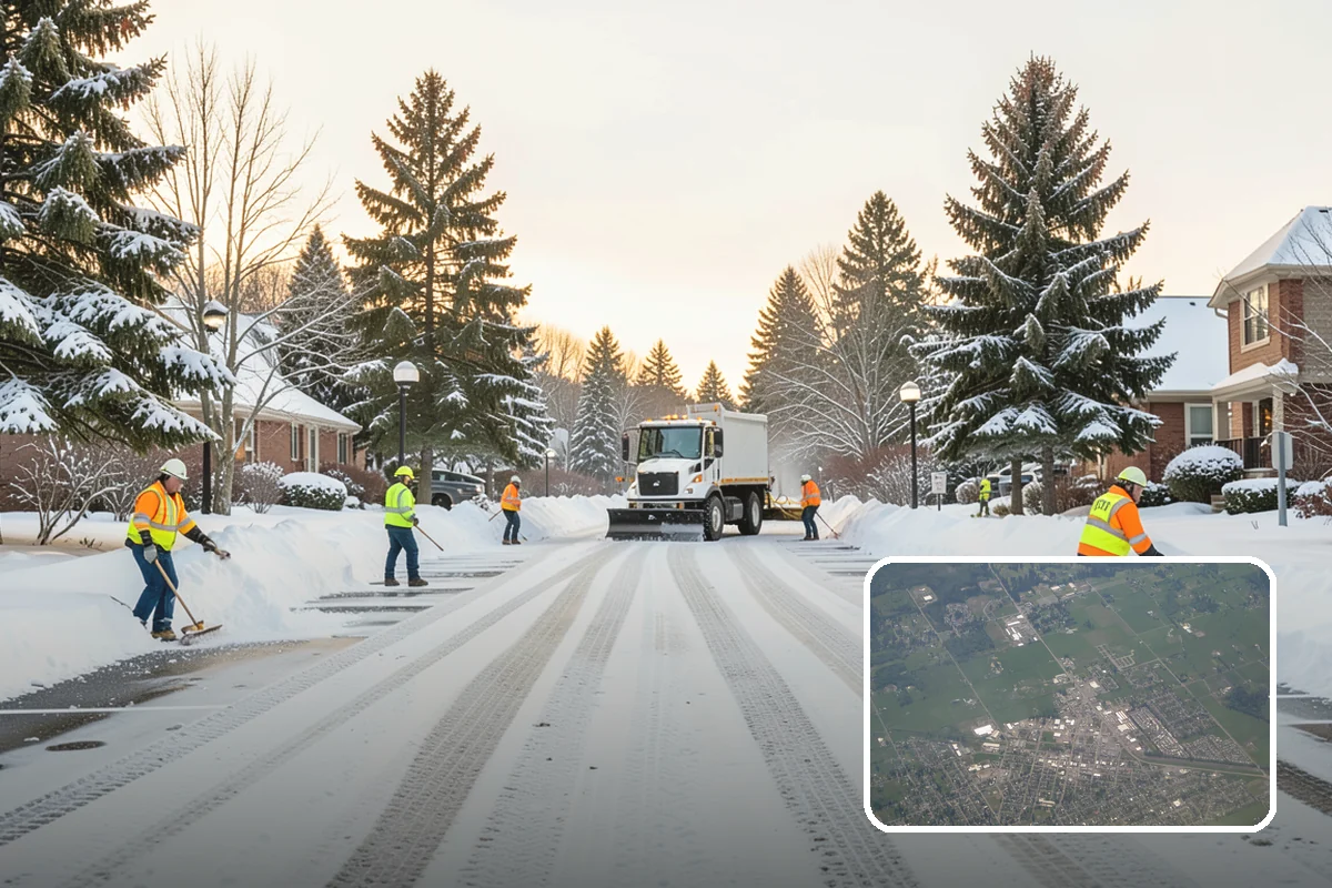 Stairs Snow Removal in Enumclaw, King County, WA - Eliminates packed ice hidden in tread corners and nosings