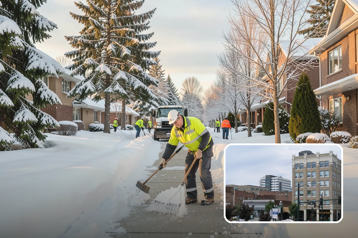 Stairs Snow Removal in Everett, Snohomish County, WA - Eliminates packed ice hidden in tread corners and nosings