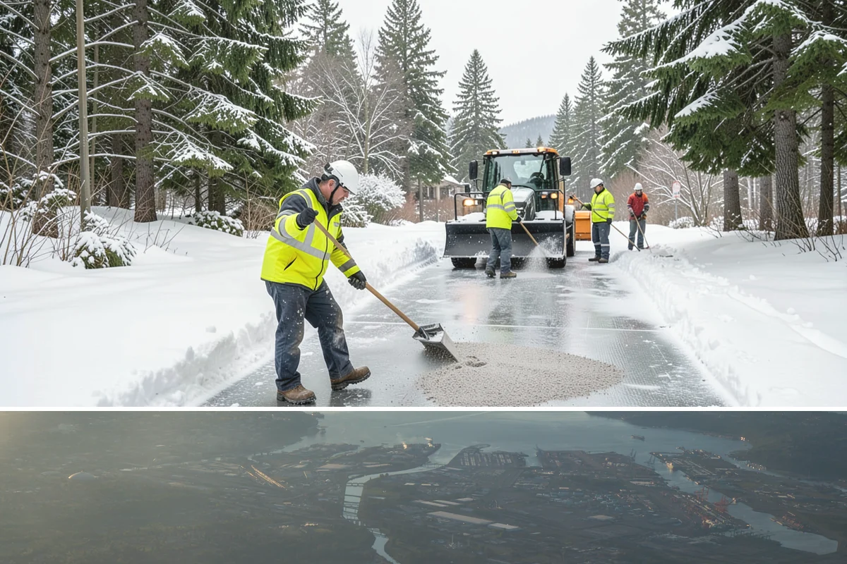 Stairs Snow Removal in Fife, Pierce County, WA - Prioritize stair clearing at the leading edge of any snow or freezing-rain event, typically December through February in the...
