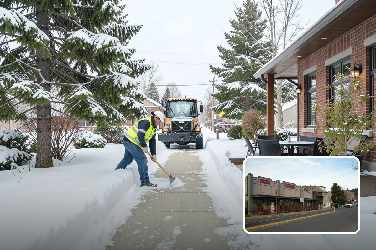 Stairs Snow Removal in Issaquah, King County, WA - Eliminates packed ice hidden in tread corners and nosings