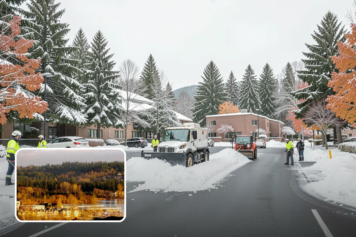 Stairs Snow Removal in Kenmore, King County, WA - Eliminates packed ice hidden in tread corners and nosings