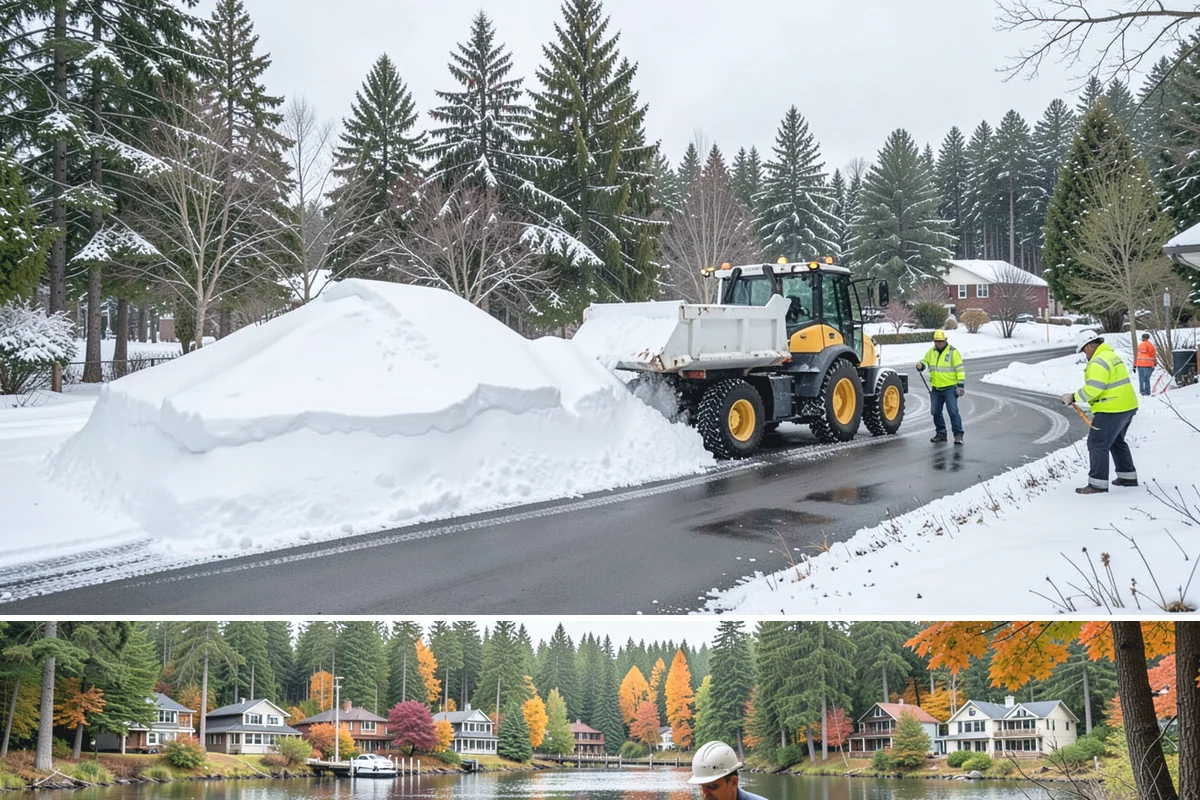 Stairs Snow Removal in La Conner, Skagit County, WA - Prioritize stair clearing at the leading edge of any snow or freezing-rain event, typically December through February in the...
