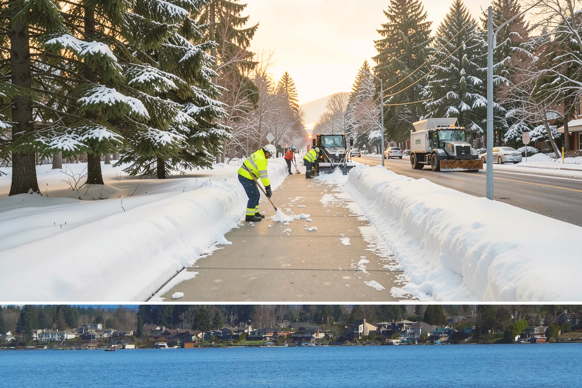 Stairs Snow Removal in Lake Stevens, Snohomish County, WA - Prioritize stair clearing at the leading edge of any snow or freezing-rain event, typically December through February in the...