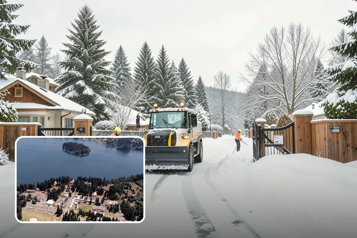 Stairs Snow Removal in Lakewood, Pierce County, WA - Eliminates packed ice hidden in tread corners and nosings