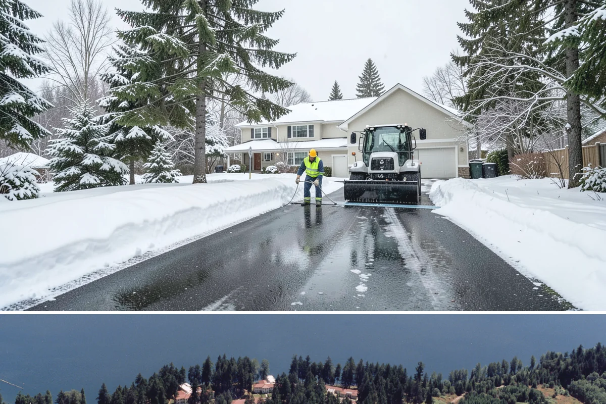 Stairs Snow Removal in Lakewood, Pierce County, WA - Prioritize stair clearing at the leading edge of any snow or freezing-rain event, typically December through February in the...
