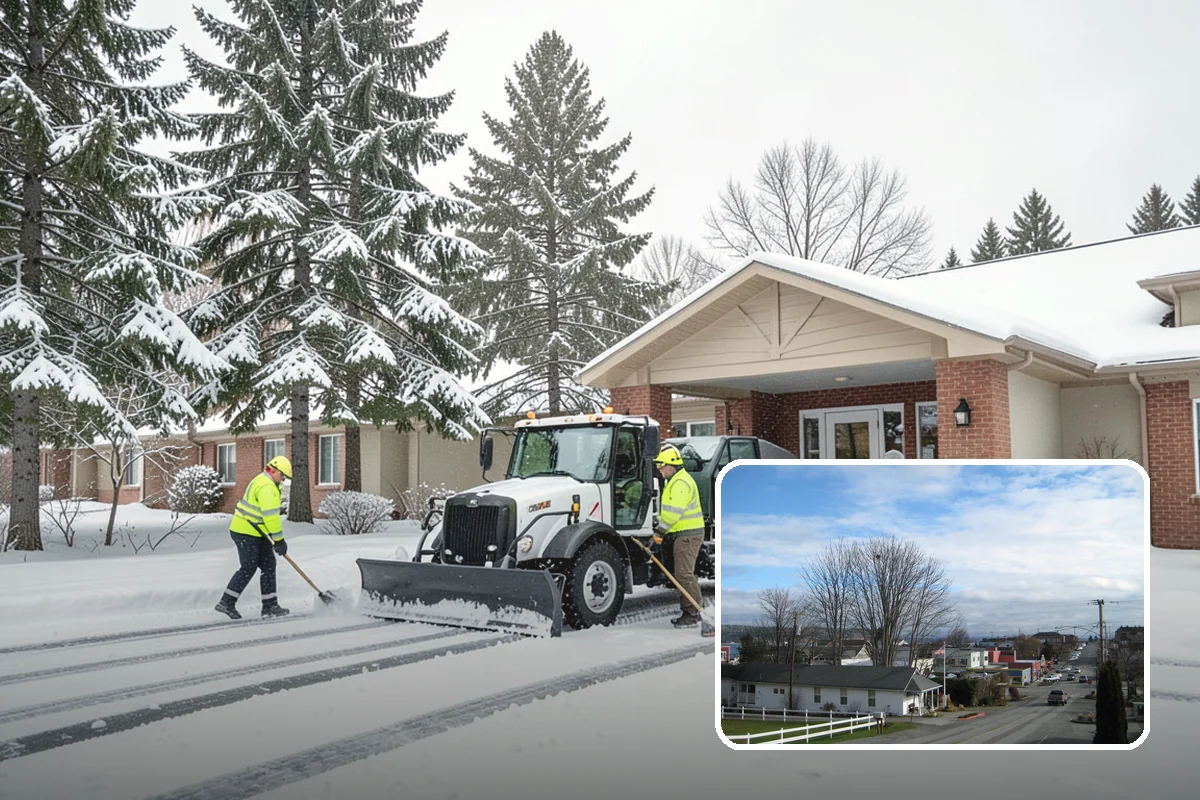Stairs Snow Removal in Langley, Island County, WA - Eliminates packed ice hidden in tread corners and nosings