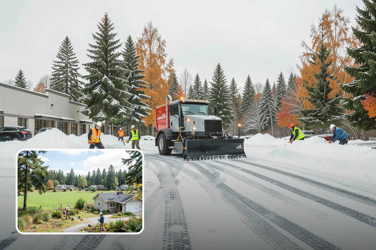 Stairs Snow Removal in Lyman, Skagit County, WA - Eliminates packed ice hidden in tread corners and nosings