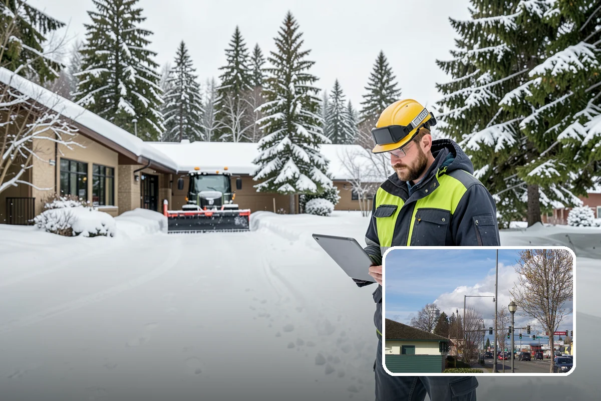 Stairs Snow Removal in Marysville, Snohomish County, WA - Eliminates packed ice hidden in tread corners and nosings