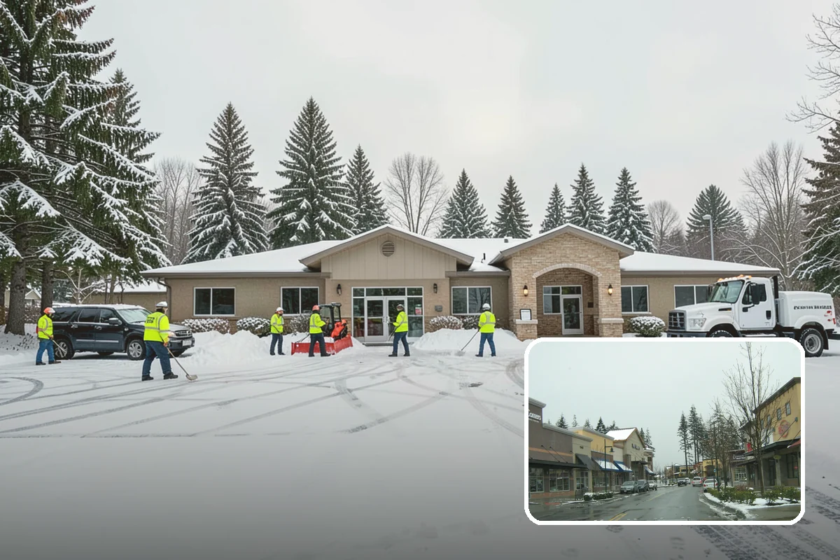 Stairs Snow Removal in Mill Creek, Snohomish County, WA - Eliminates packed ice hidden in tread corners and nosings