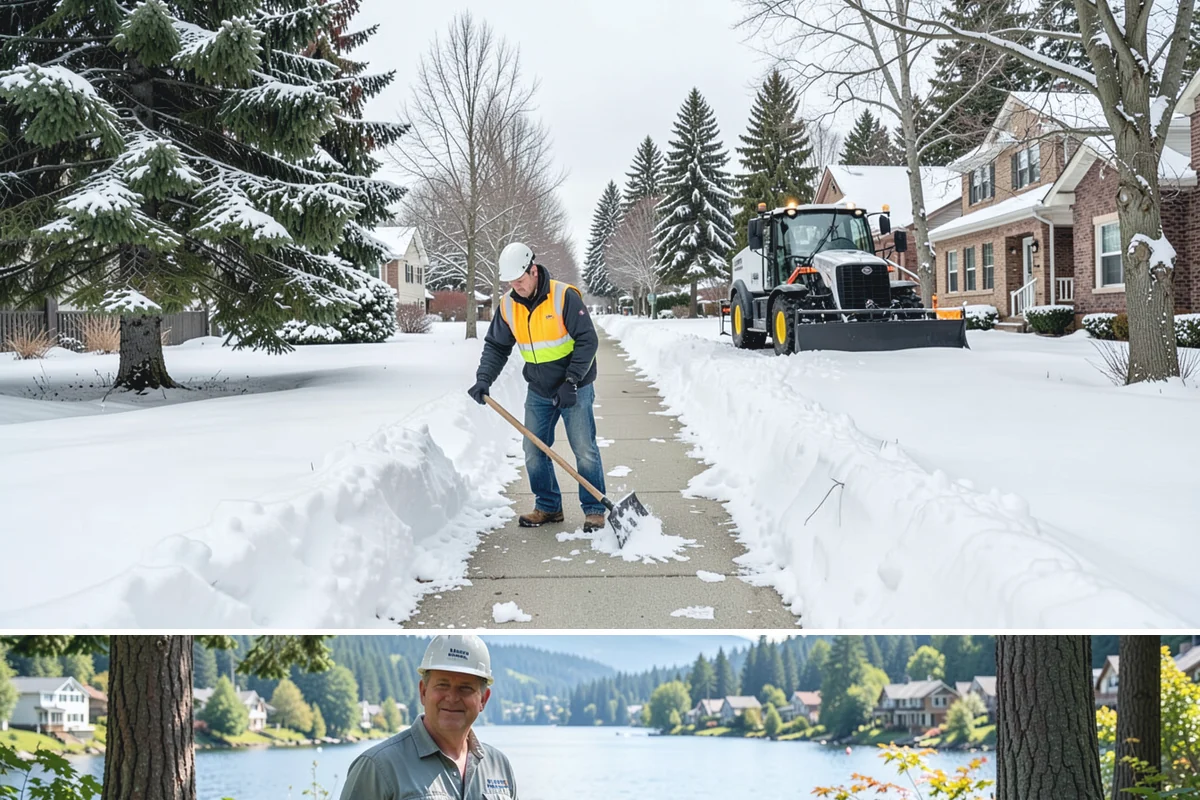 Stairs Snow Removal in Milton, King County, WA - Prioritize stair clearing at the leading edge of any snow or freezing-rain event, typically December through February in the...