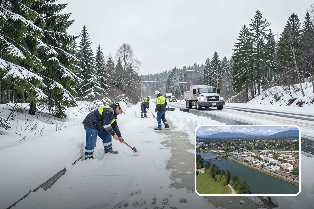 Stairs Snow Removal in Mount Vernon, Skagit County, WA - Eliminates packed ice hidden in tread corners and nosings