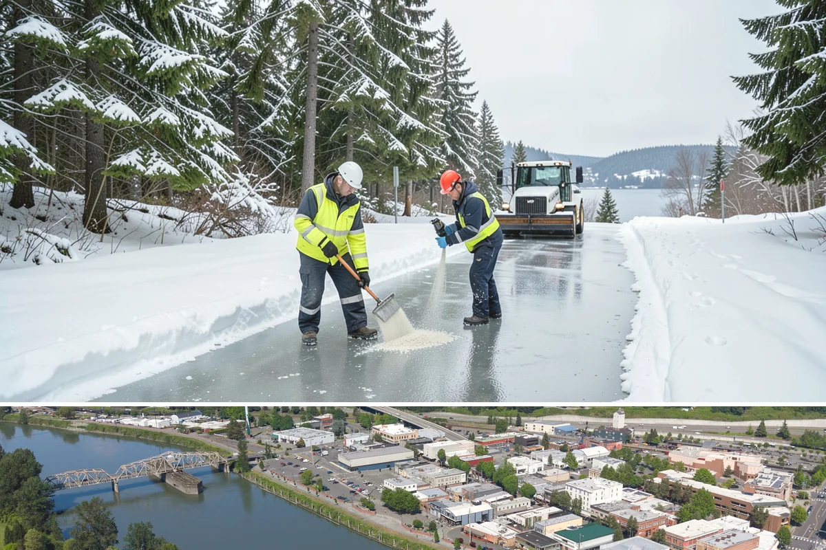 Stairs Snow Removal in Mount Vernon, Skagit County, WA - Prioritize stair clearing at the leading edge of any snow or freezing-rain event, typically December through February in the...