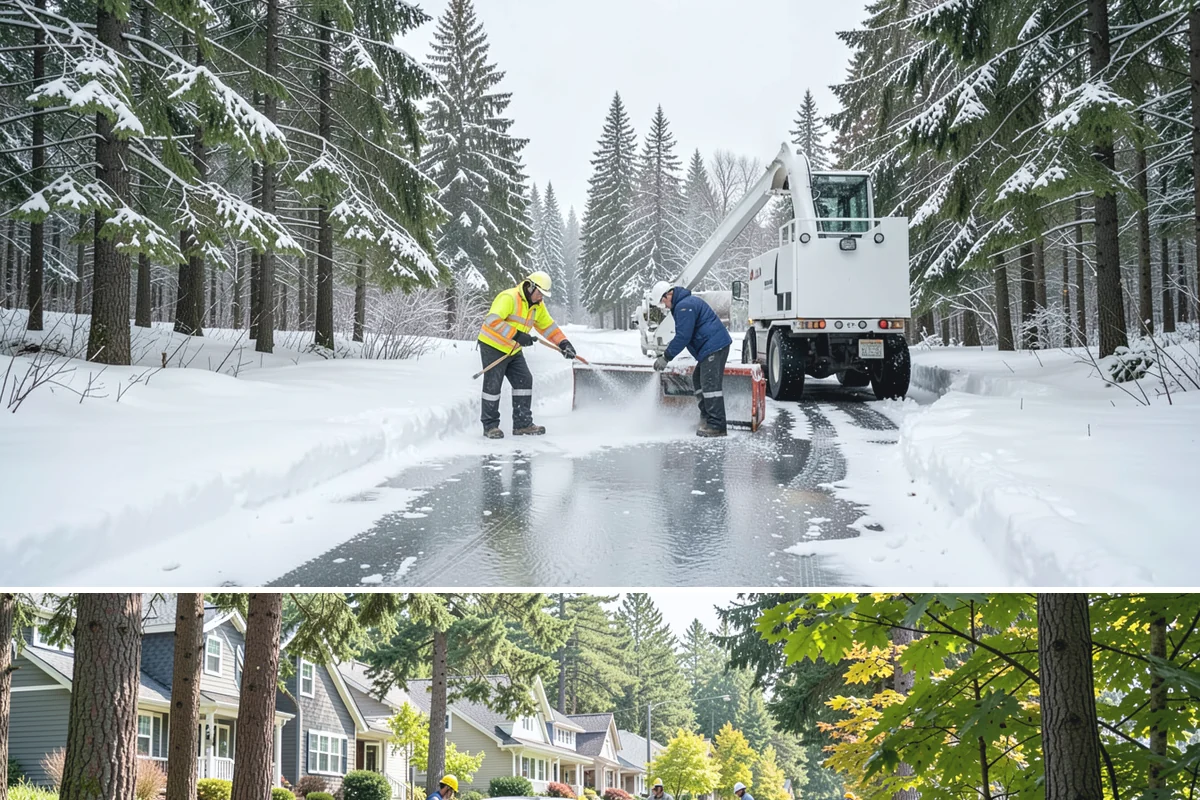 Stairs Snow Removal in Normandy Park, King County, WA - Prioritize stair clearing at the leading edge of any snow or freezing-rain event, typically December through February in the...