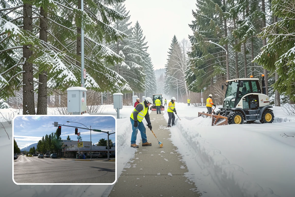 Stairs Snow Removal in North Bend, King County, WA - Eliminates packed ice hidden in tread corners and nosings