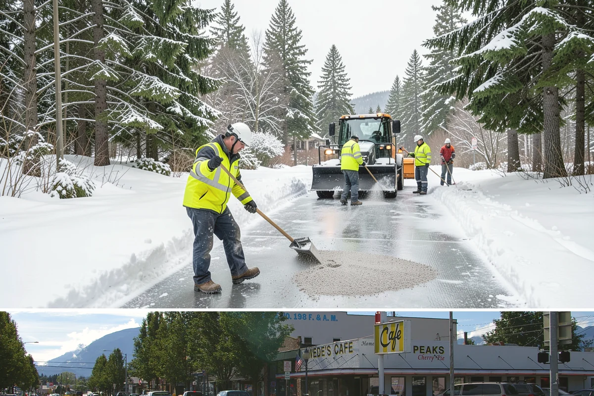 Stairs Snow Removal in North Bend, King County, WA - Prioritize stair clearing at the leading edge of any snow or freezing-rain event, typically December through February in the...