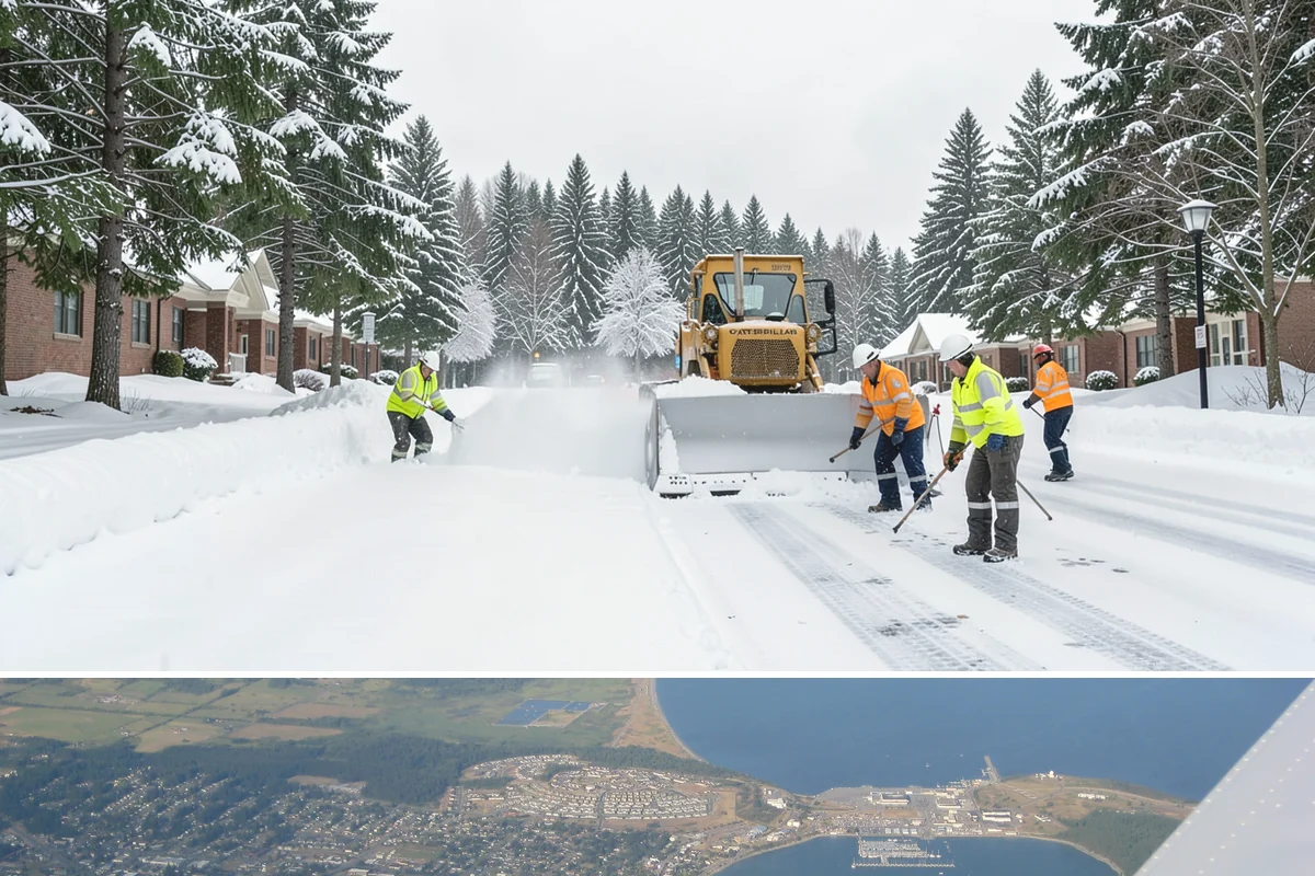 Stairs Snow Removal in Oak Harbor, Island County, WA - Prioritize stair clearing at the leading edge of any snow or freezing-rain event, typically December through February in the...