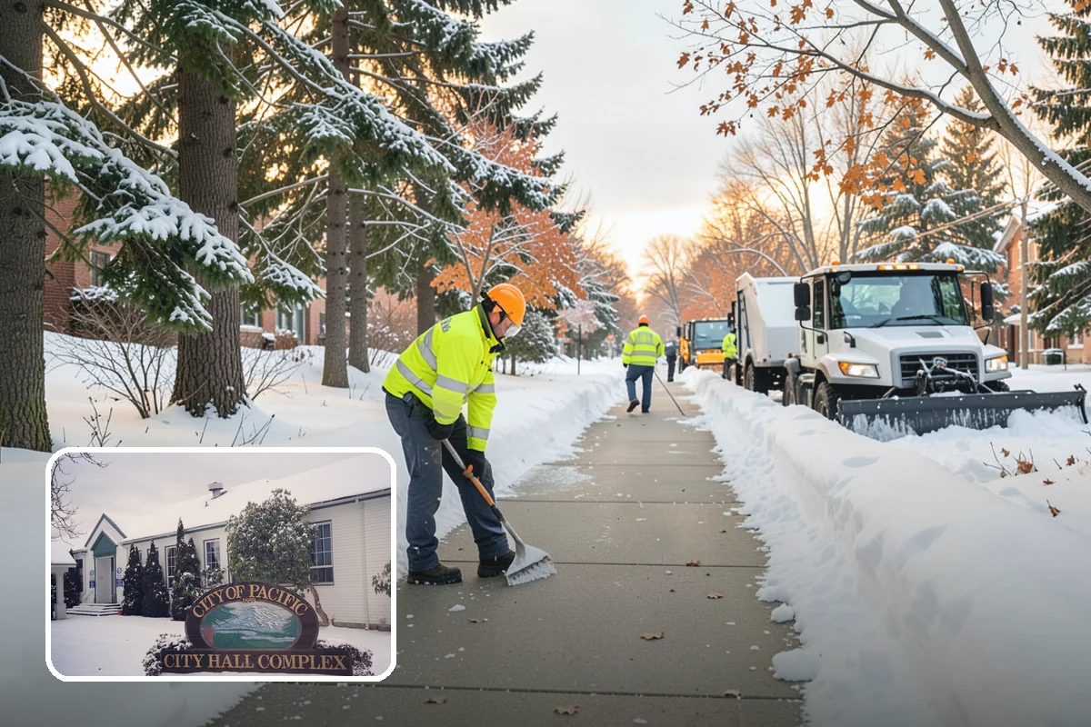 Stairs Snow Removal in Pacific, King County, WA - Eliminates packed ice hidden in tread corners and nosings