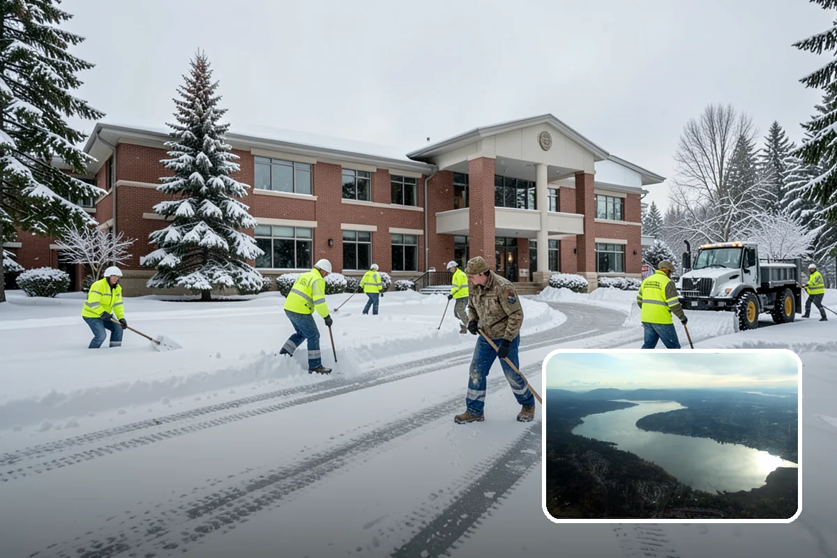 Stairs Snow Removal in Sammamish, King County, WA - Eliminates packed ice hidden in tread corners and nosings