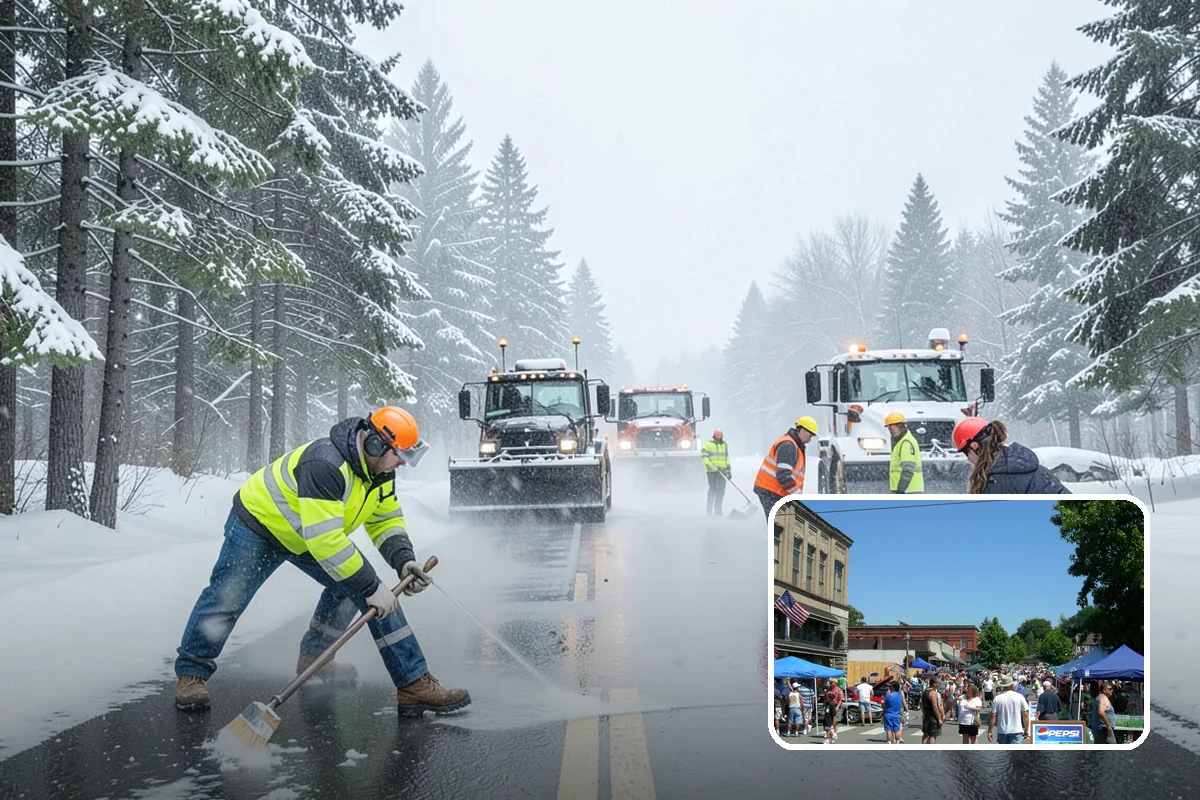 Stairs Snow Removal in Snohomish, Snohomish County, WA - Eliminates packed ice hidden in tread corners and nosings