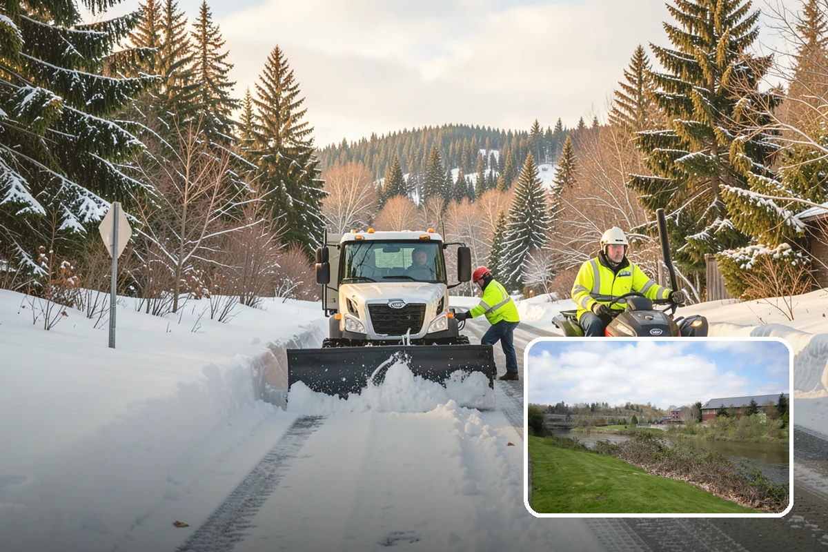 Stairs Snow Removal in Tukwila, King County, WA - Eliminates packed ice hidden in tread corners and nosings