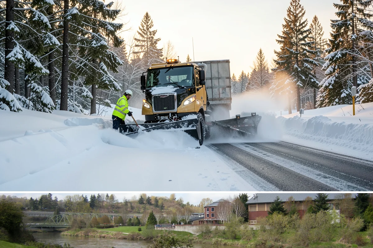 Stairs Snow Removal in Tukwila, King County, WA - Prioritize stair clearing at the leading edge of any snow or freezing-rain event, typically December through February in the...