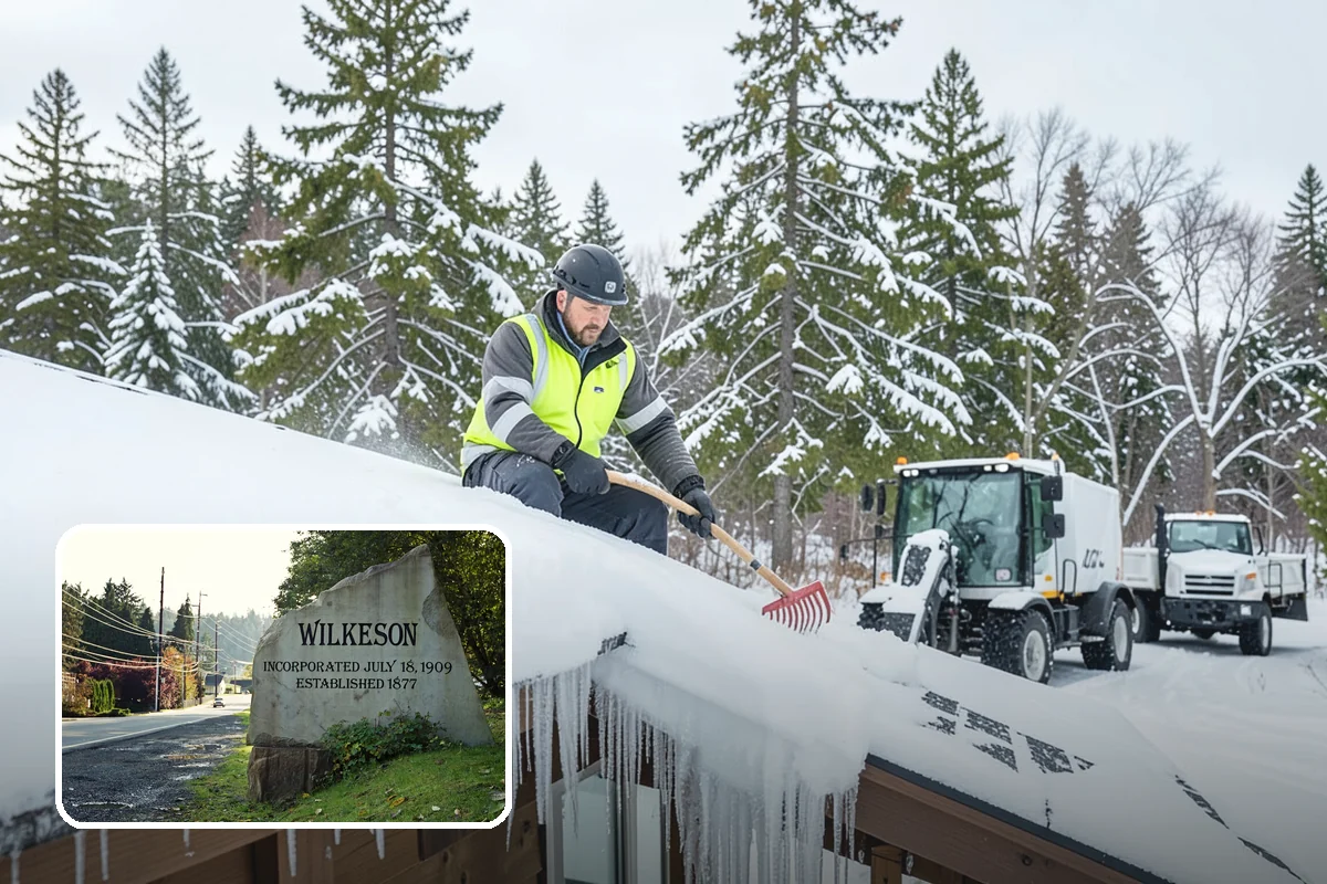 Stairs Snow Removal in Wilkeson, Pierce County, WA - Eliminates packed ice hidden in tread corners and nosings
