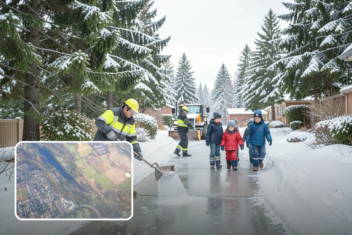 Steep Driveway Snow Removal in Algona, King County, WA - Handles grade safely with the right equipment and approach