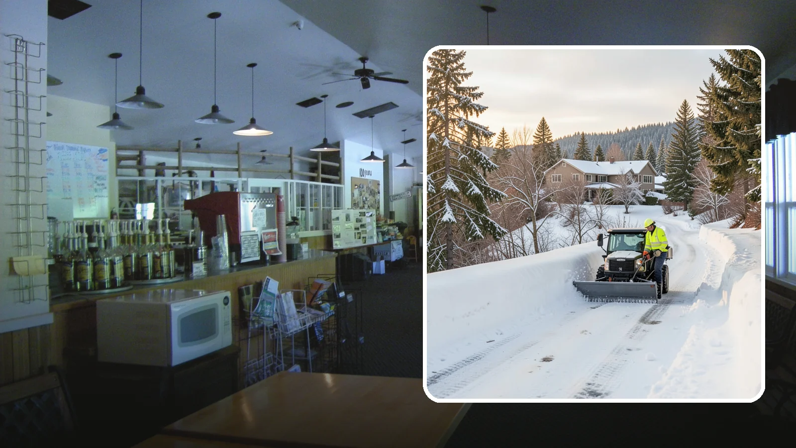 Steep Driveway Snow Removal in Black Diamond, King County, WA - We safely clear and treat steep driveways on the hillside lots that define so much of Western Washington's terrain.