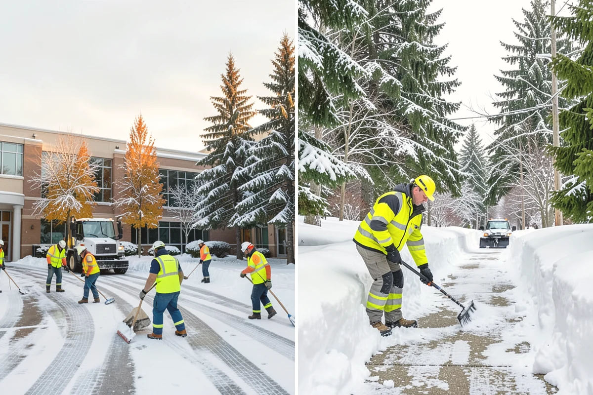 Steep Driveway Snow Removal in Black Diamond, King County, WA - We assess the grade, surface, and runout at the base