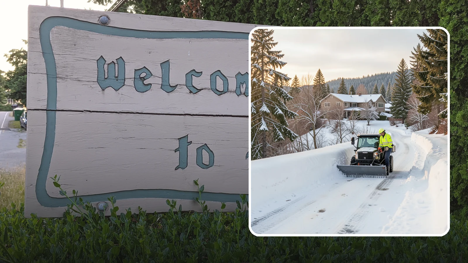 Steep Driveway Snow Removal in Brier, Snohomish County, WA - We safely clear and treat steep driveways on the hillside lots that define so much of Western Washington's terrain.