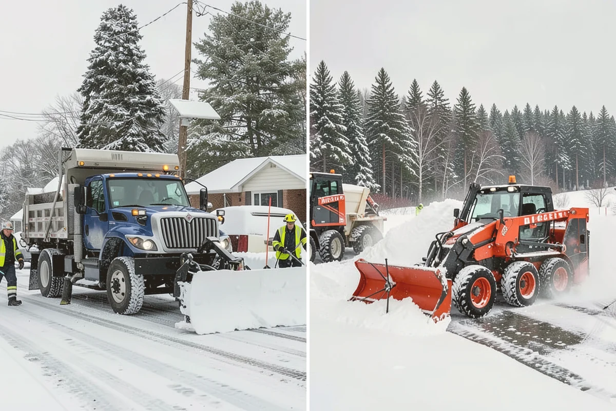 Steep Driveway Snow Removal in Brier, Snohomish County, WA - We assess the grade, surface, and runout at the base