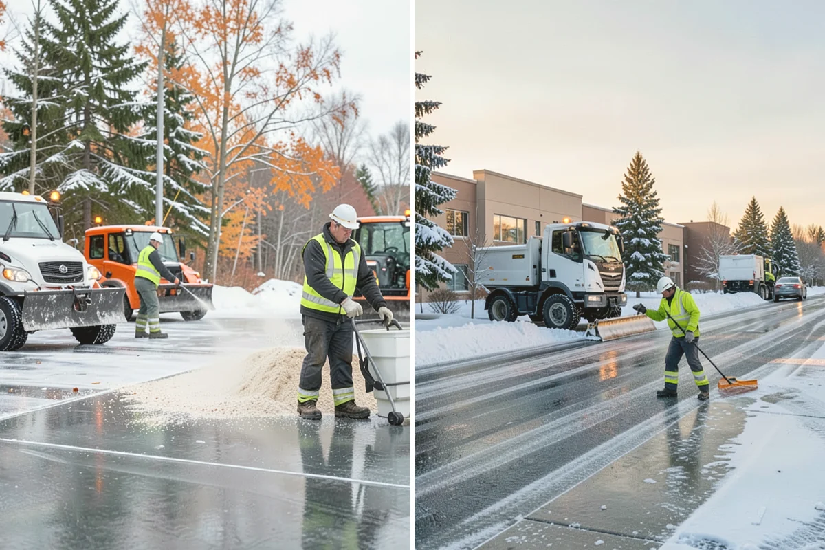 Steep Driveway Snow Removal in Burien, King County, WA - We assess the grade, surface, and runout at the base
