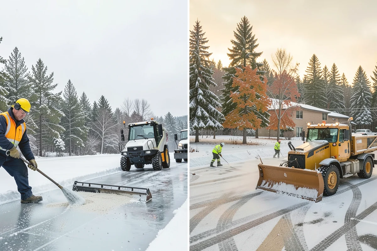 Steep Driveway Snow Removal in Carnation, King County, WA - We assess the grade, surface, and runout at the base