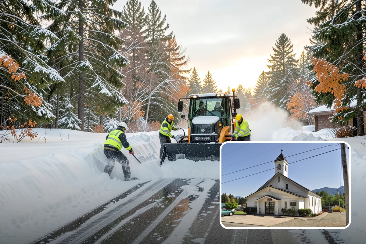 Steep Driveway Snow Removal in Concrete, Skagit County, WA - Handles grade safely with the right equipment and approach