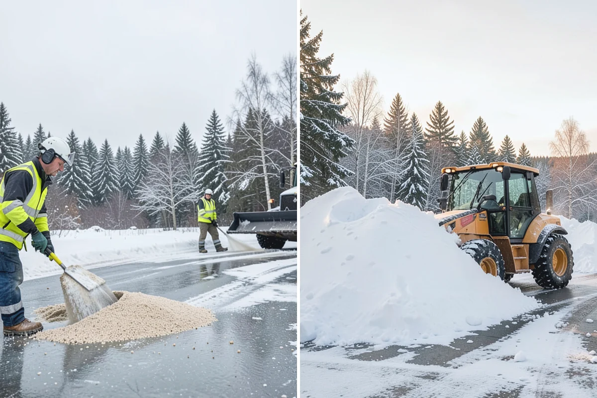 Steep Driveway Snow Removal in Coupeville, Island County, WA - We assess the grade, surface, and runout at the base