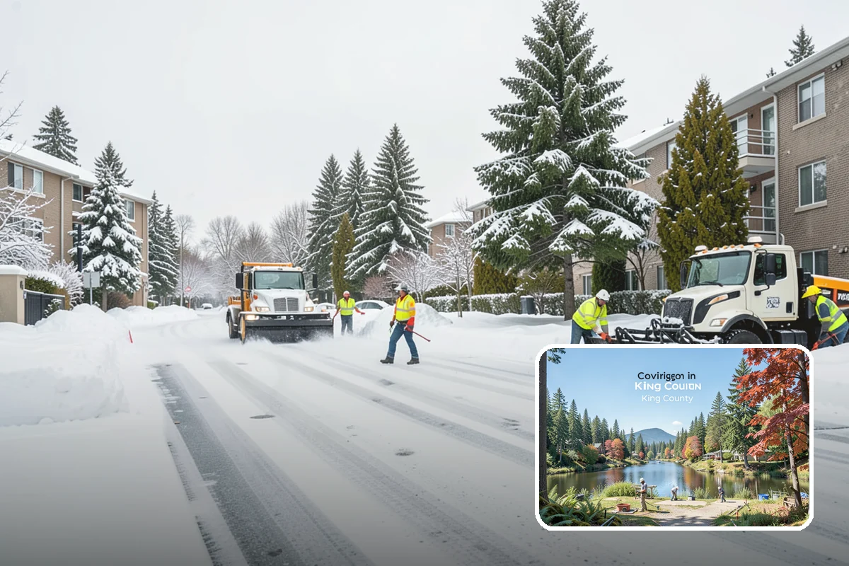 Steep Driveway Snow Removal in Covington, King County, WA - Handles grade safely with the right equipment and approach