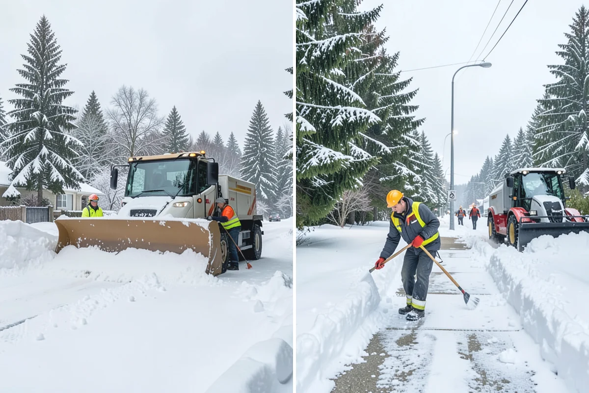 Steep Driveway Snow Removal in Darrington, Snohomish County, WA - We assess the grade, surface, and runout at the base