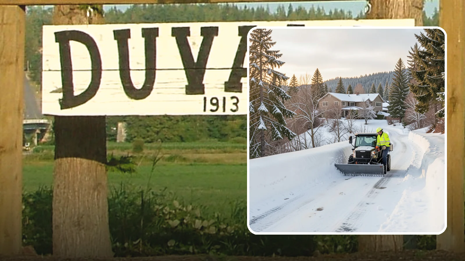 Steep Driveway Snow Removal in Duvall, King County, WA - We safely clear and treat steep driveways on the hillside lots that define so much of Western Washington's terrain.