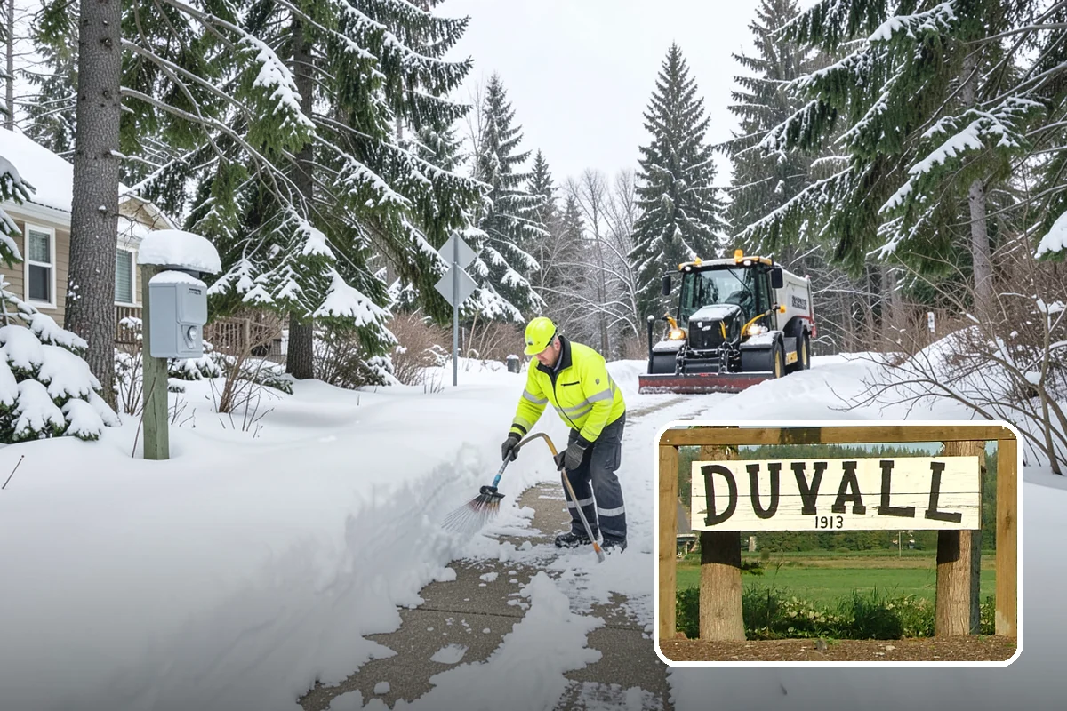 Steep Driveway Snow Removal in Duvall, King County, WA - Handles grade safely with the right equipment and approach
